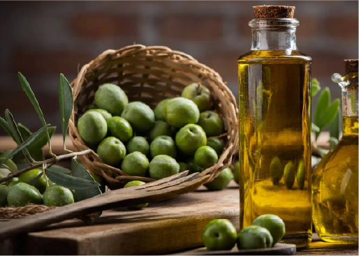Olives and olive oil